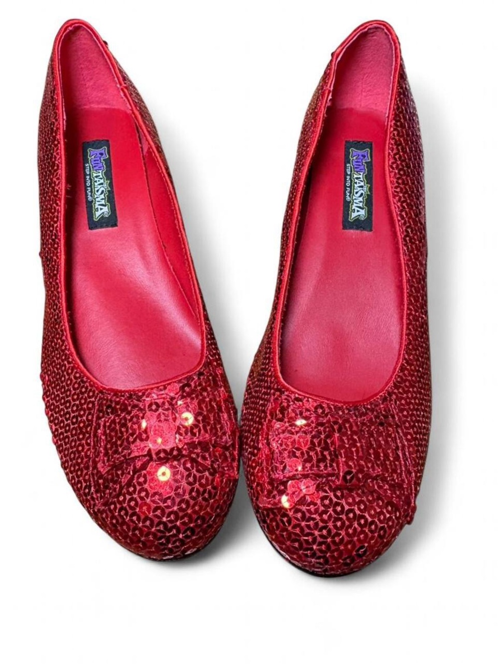 Dorothy of Wizard of Oz Funtasma Red Sequin Heels